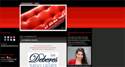 Desktop Screenshot of eldivanrojo.com